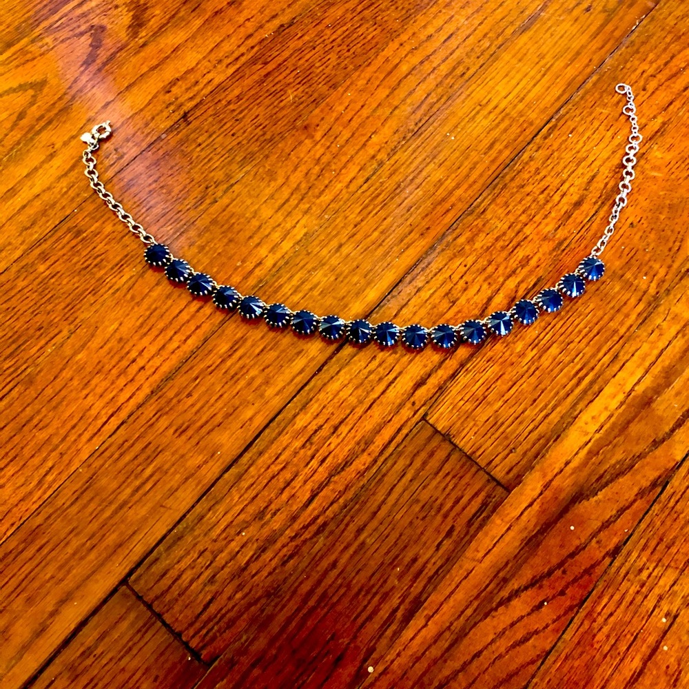 SOLD: J. Crew Navy studded necklace